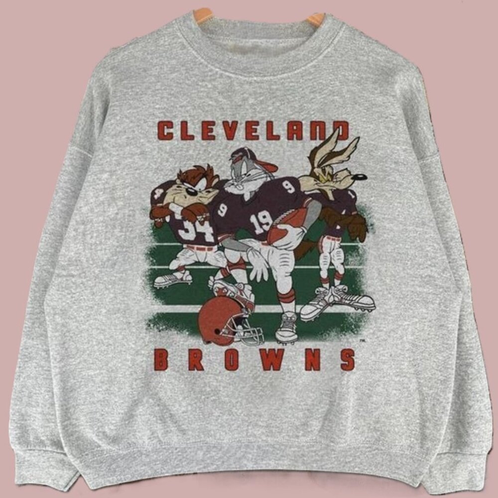 Cleveland Football Looney Tunes Shirt, Browns Shirt, NFL Sweatshirt Shirt